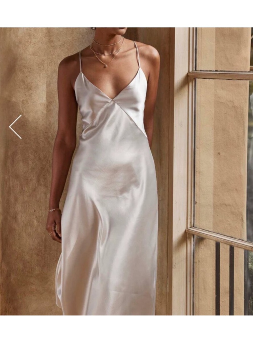 Grace Loves Lace Amavi Ivory Satin Slip